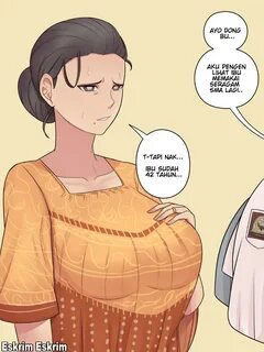 Eskrim Ibu Memakai Baju SMA - Komik Dewasa